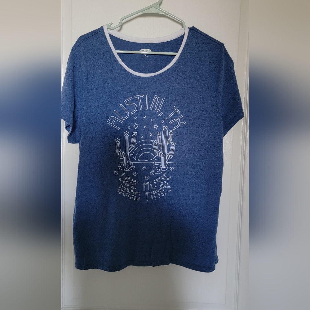 Old Navy Blue Austin Texas T-Shirt